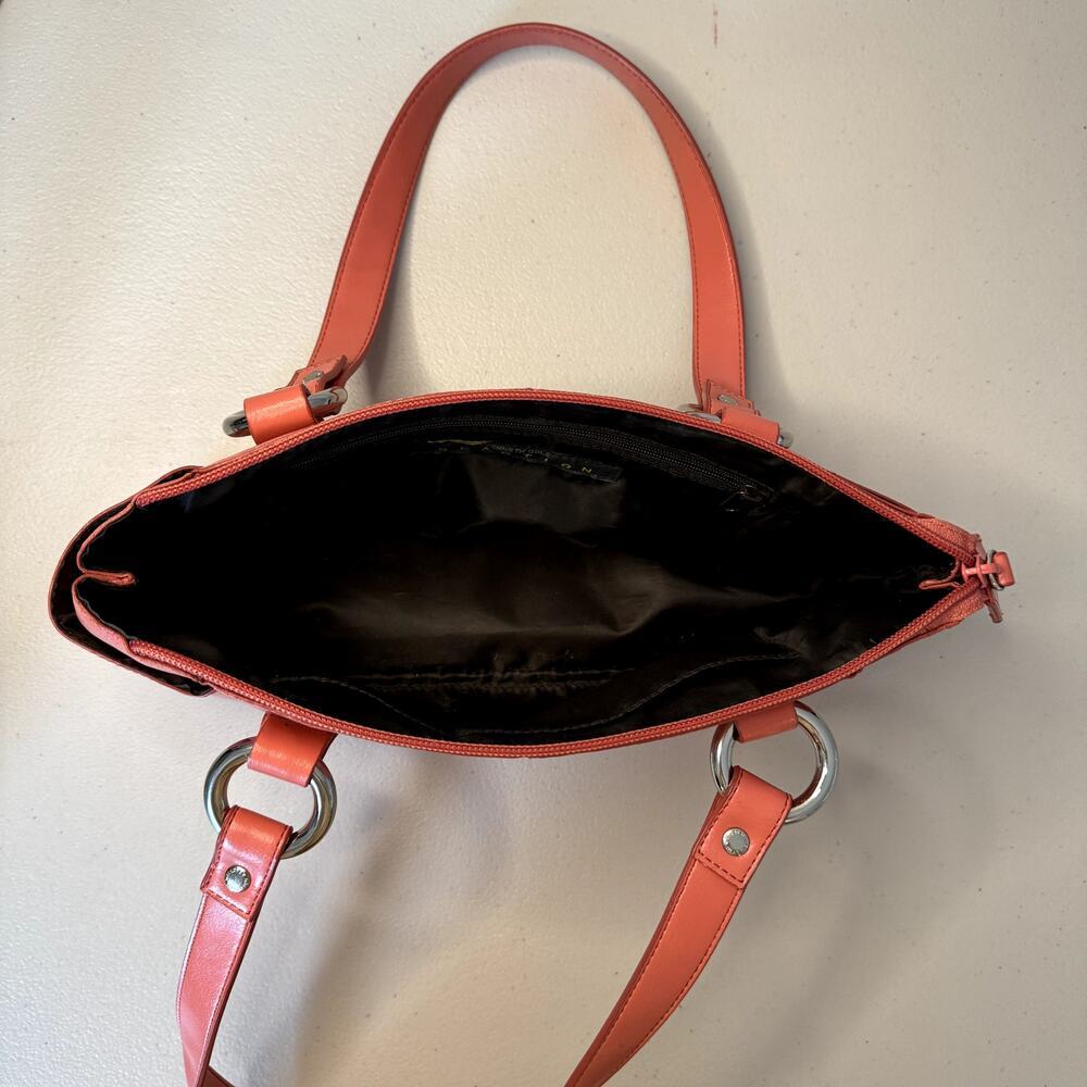 Kenneth Cole Reaction Y2K Salmon Pink bag purse handbag - Picture 3 of 6
